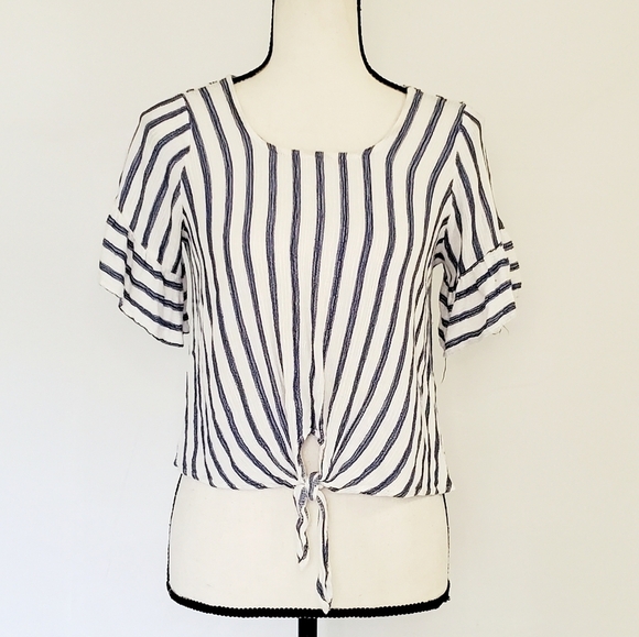 Potter's Pot Tops - Potter's Pot striped crop top